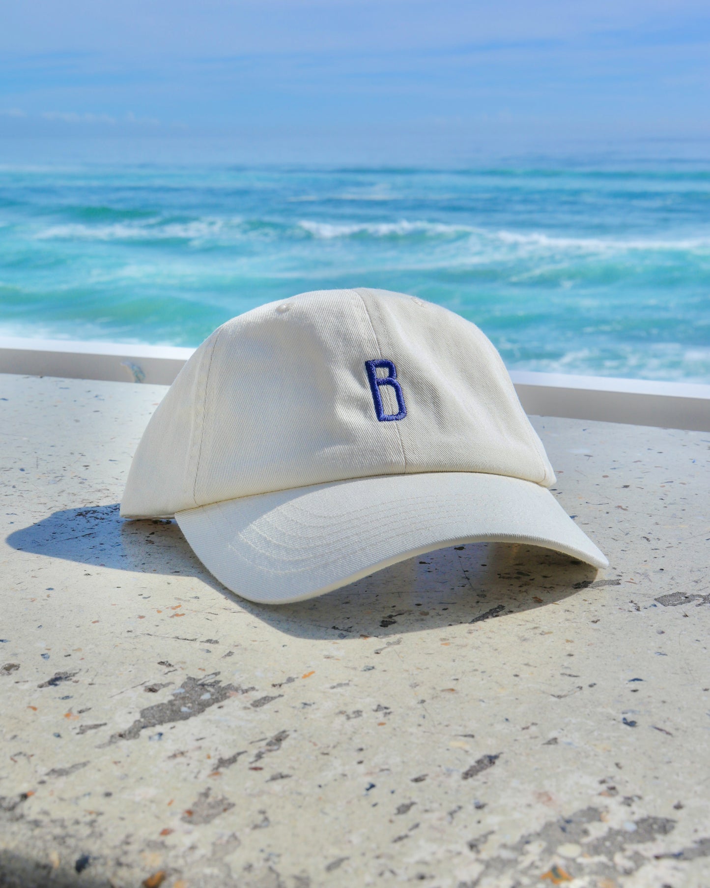 Burleigh Pavilion - Cream Embroidered Cap
