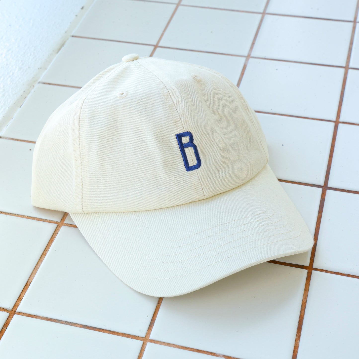 Burleigh Pavilion - Cream Embroidered Cap