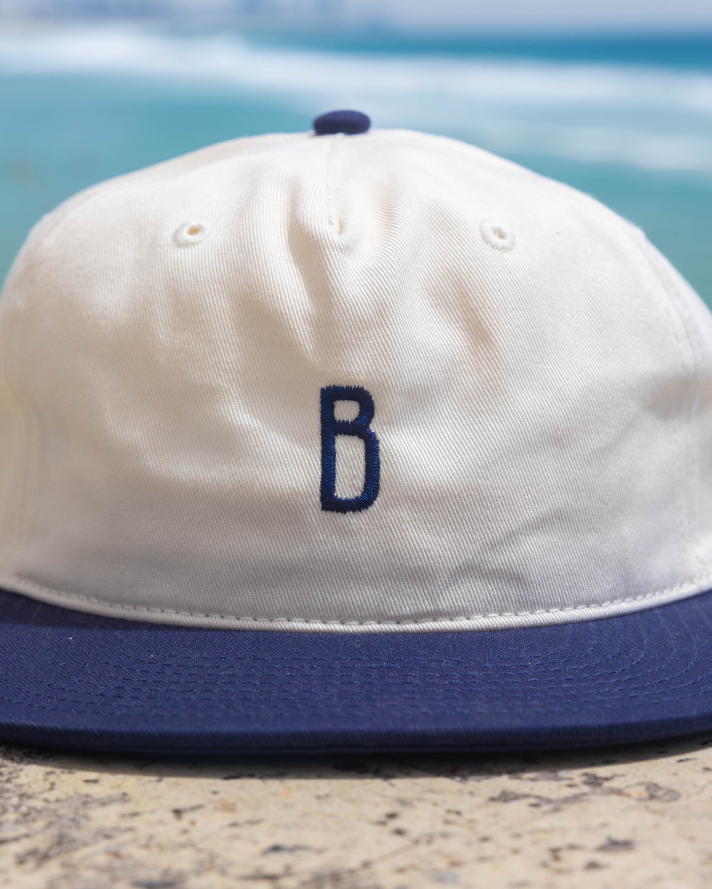 Two Tone cap with Embroidery