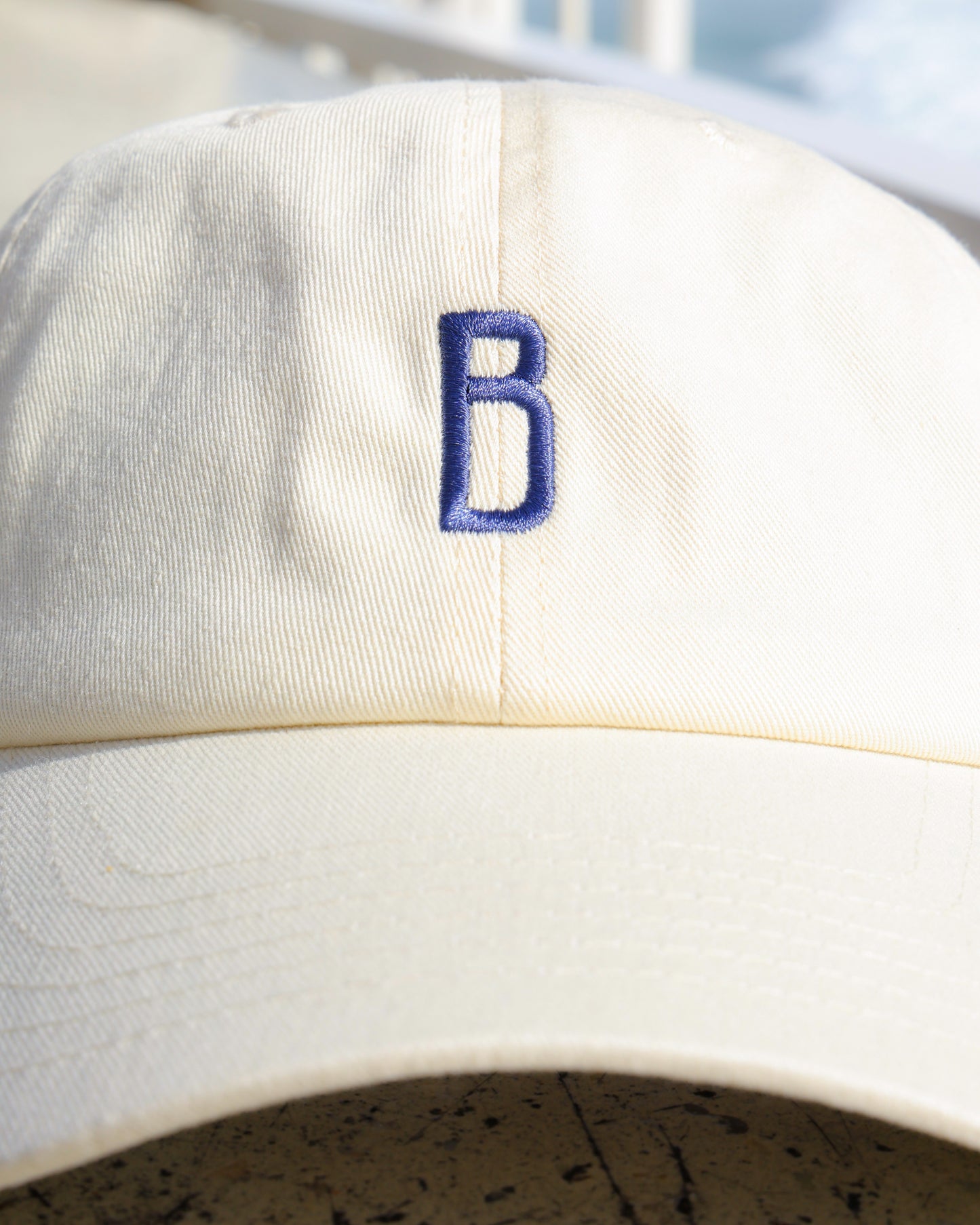 Burleigh Pavilion - Cream Embroidered Cap