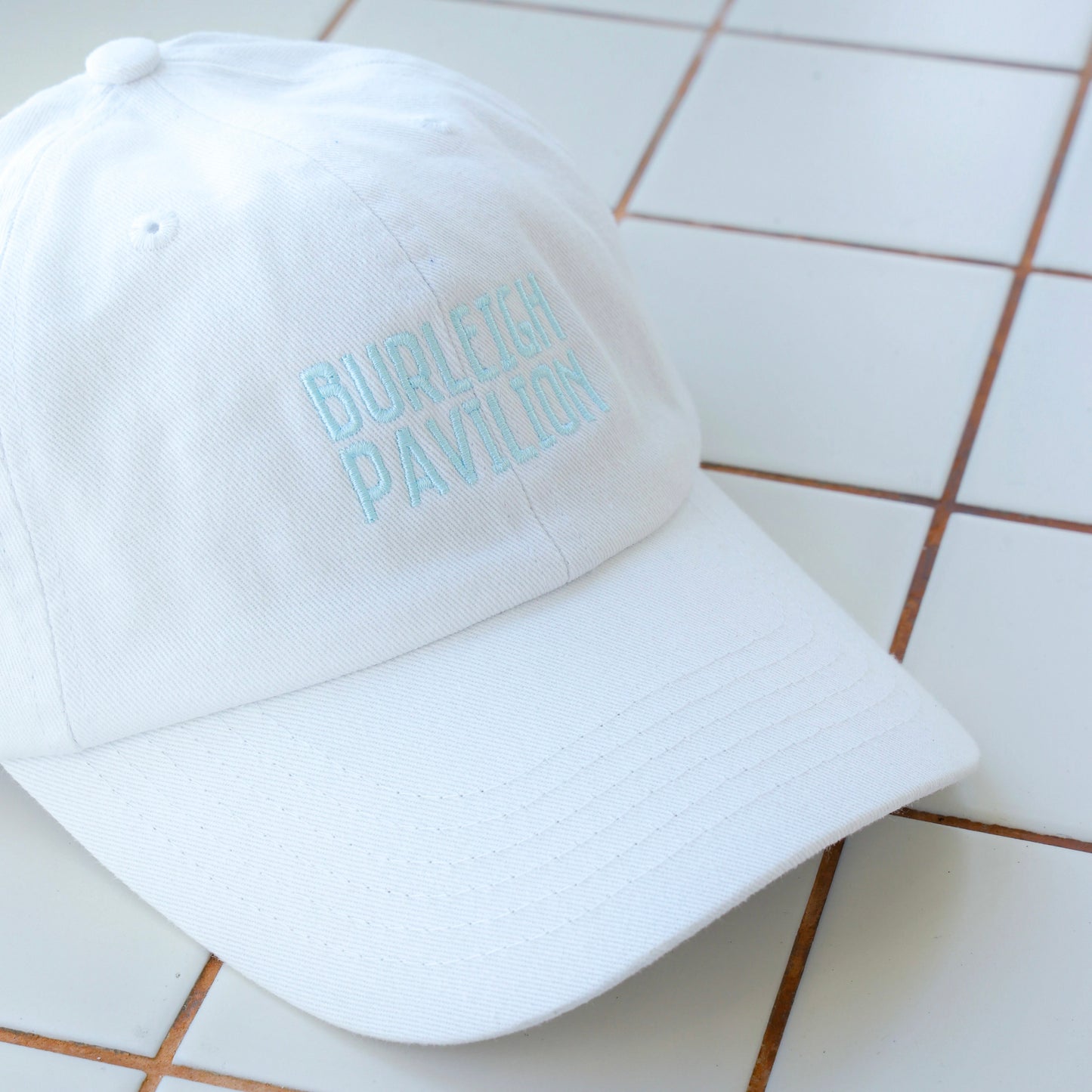 Burleigh Pavilion - White Embroidered Cap