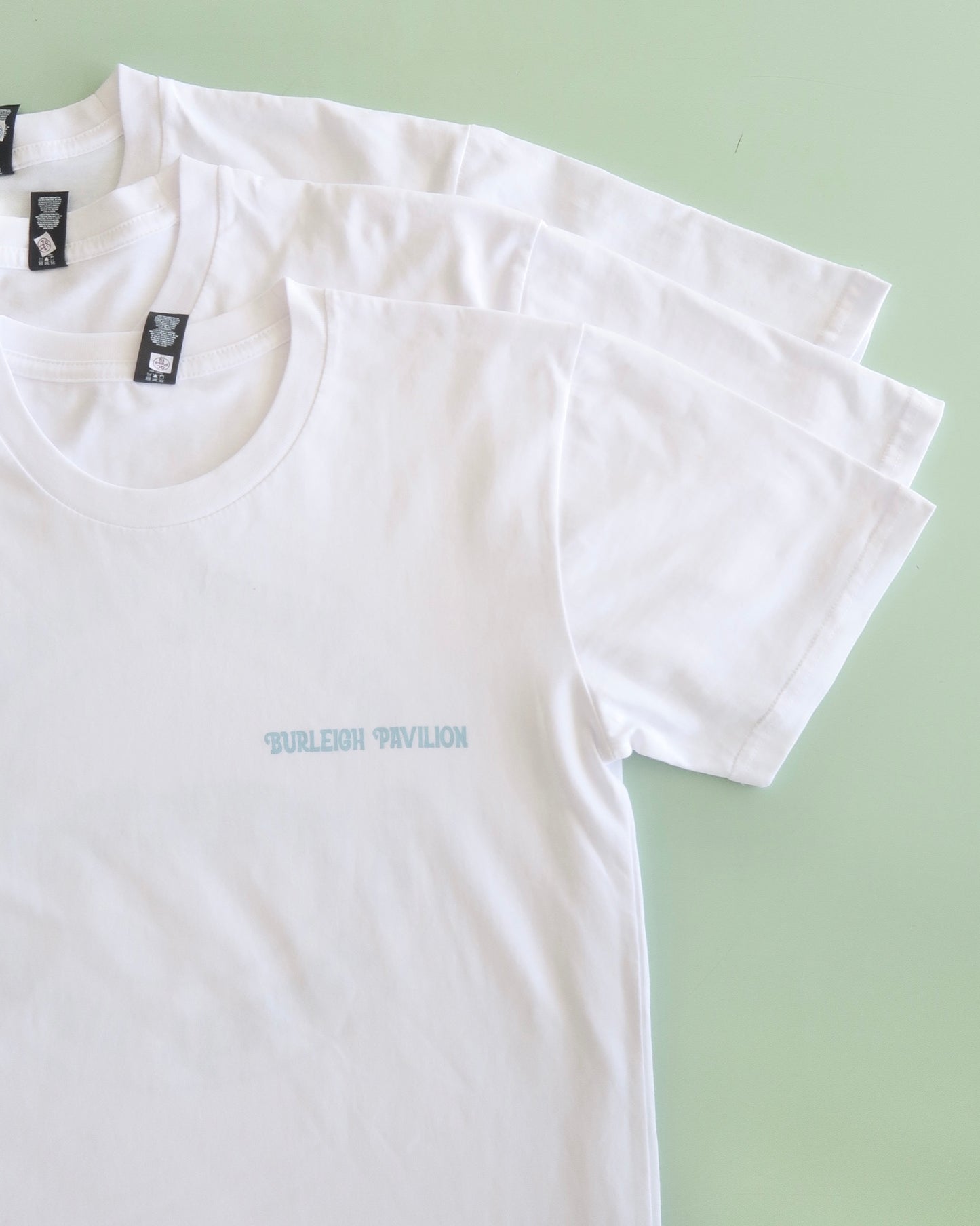 Burleigh Pavilion - White printed t-shirt